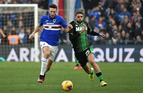 Sassuolo vs Sampdoria