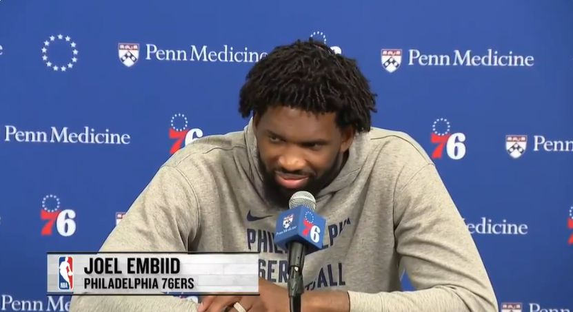 Embiid responded that the team is better without him this season: What matters is playing against strong teams and the playoffs