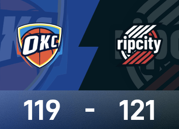 NBA game report: Avdija 26 points, Yang Hansen did not appear, Trail Blazers 121-119 Thunder