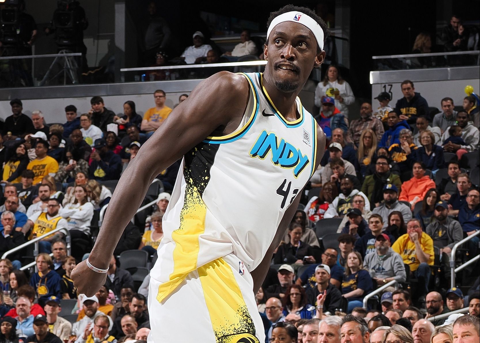 Poor ball control but versatile! Siakam contributed 10 points, 4 rebounds and 4 assists in the half