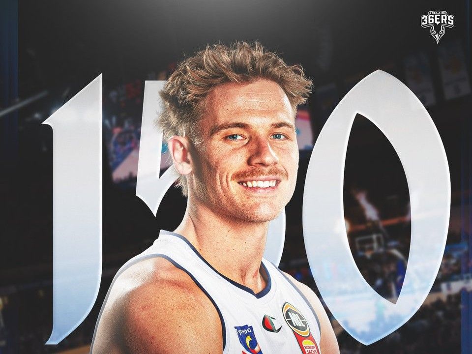 milestone! 36ers player White ushered in his 150th NBL game today