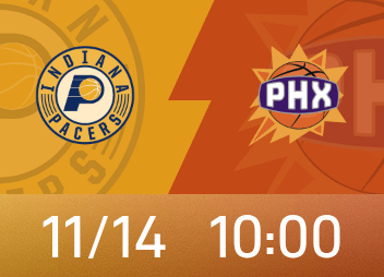 Preview of Suns vs. Pacers: There is a big gap in competitive status between the two teams, and Booker leads the team to aim for 5 consecutive victories.