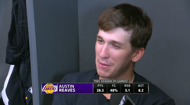 Reeves: It's great that Bronny is starting in the NBA and James is being relegated to G League games