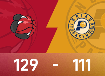 NBA report: Barrett 22 points and 6 rebounds, Raptors beat Pacers 129-111