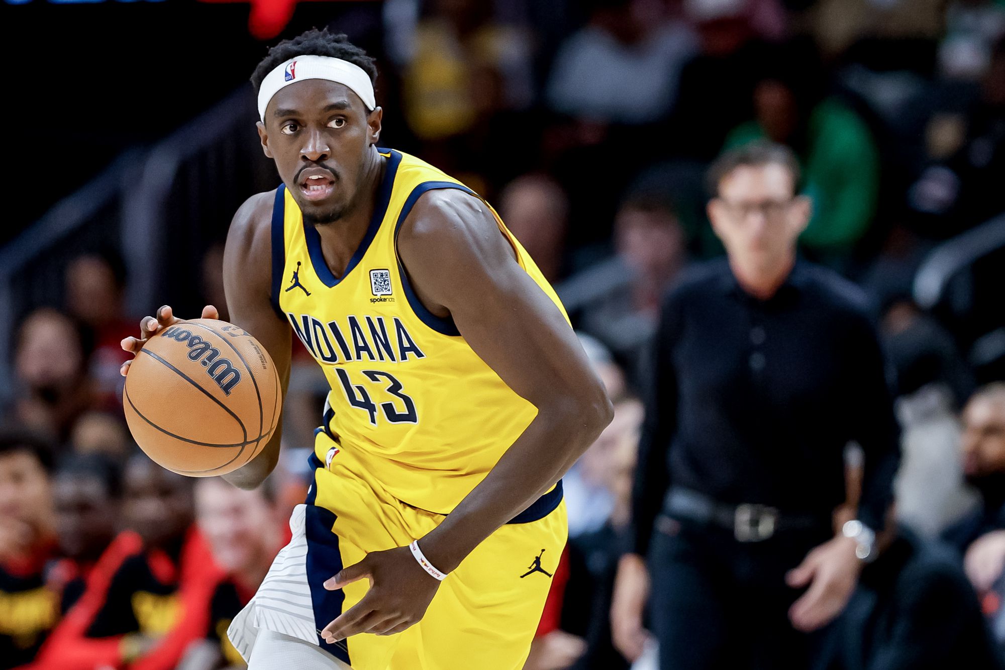 Siakam made 4 of 8 three-pointers in the half and scored 18 points, and scored 13 points in the second quarter.