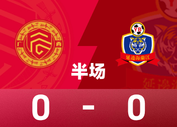 Halftime of China League One: The deadlock has not been broken yet, Guangxi Pingguo 0-0 Yanbian Longding