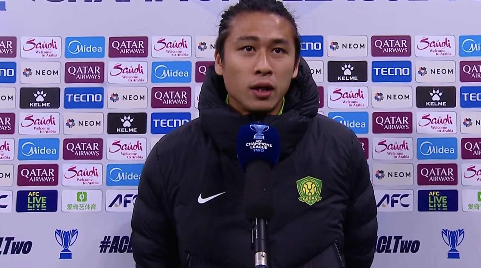 Zhang Yuning: It is gratifying that Guoan did not concede a goal in this game. The AFC Champions League has qualified for the target group.