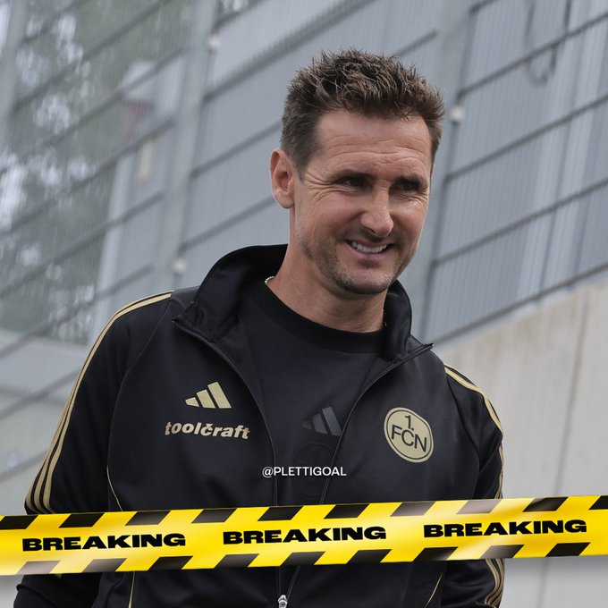 De Sky: Klose is about to renew his contract with Nuremberg, and the new contract will be signed until 2028