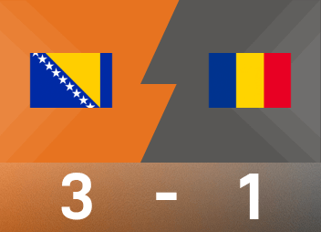 World Cup preview report: Tabakovic wins, Bosnia and Herzegovina beat ten-man Romania 3-1